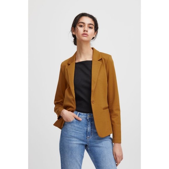 NWT ICHI KATE Cathay Spice Blazer - Picture 5 of 9